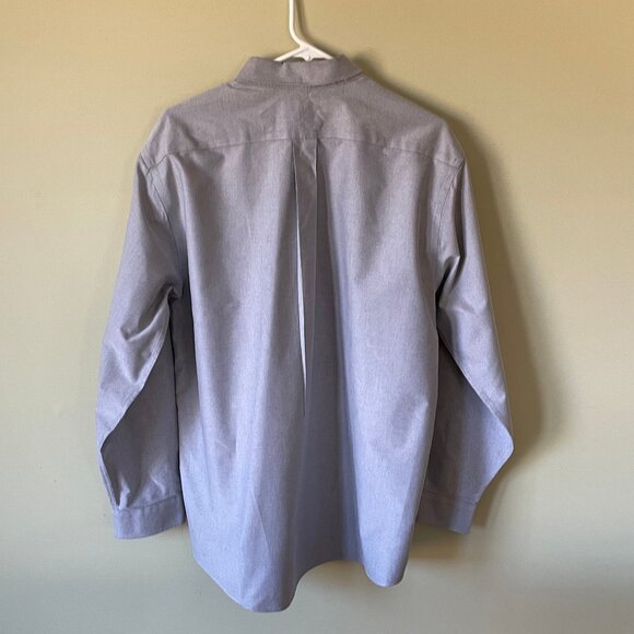 Men's Cotton Casual Button-Down Long-Sleeve Shirt (Worn Collar) - Picture 2 of 12